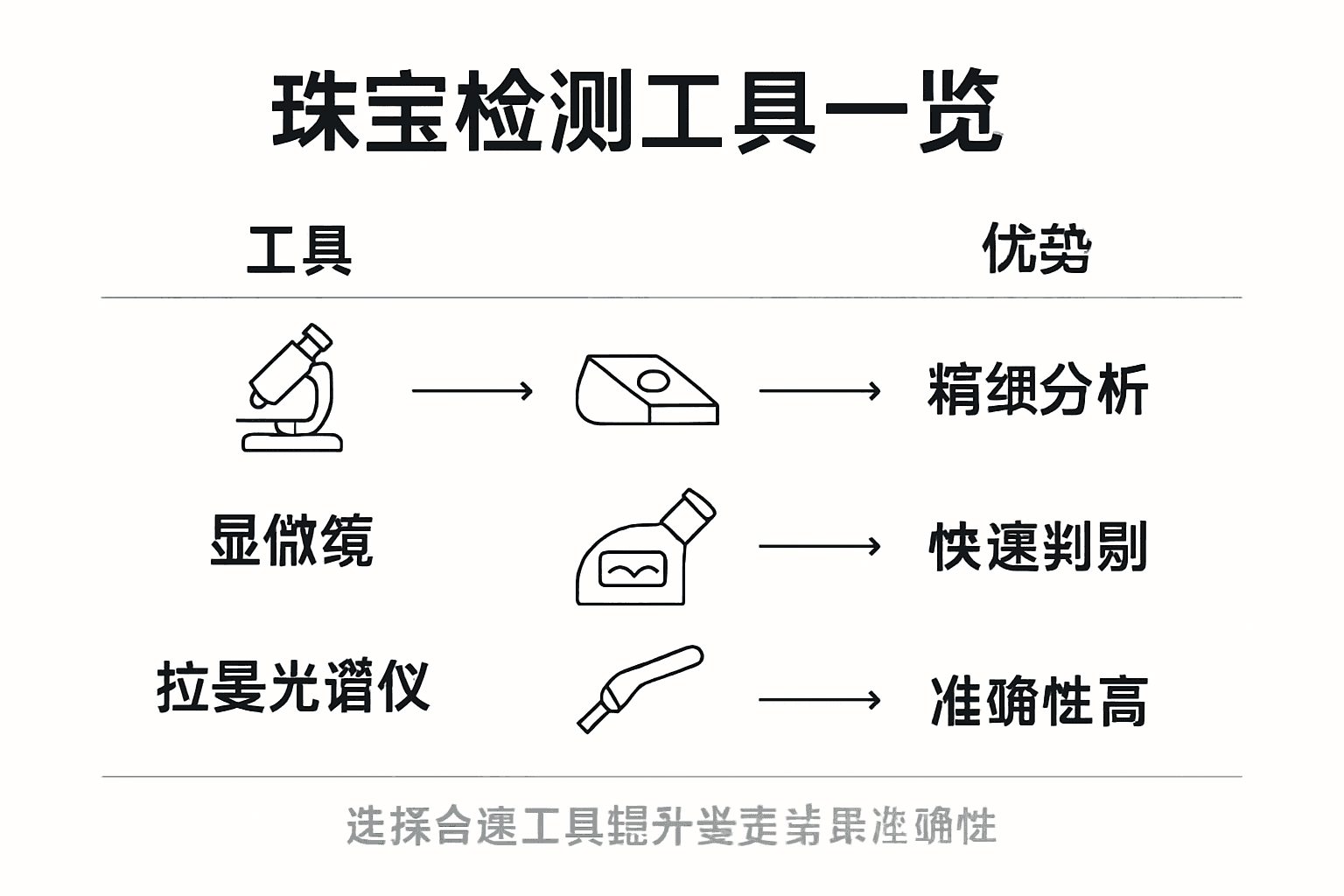 现代珠宝检测工具全景图解