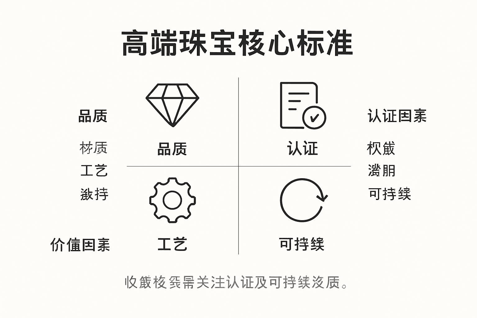奢侈珠宝价值评估标准一览图