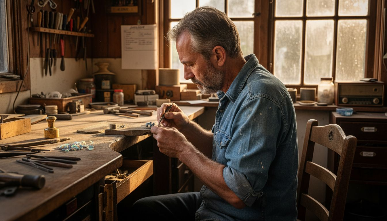 Spécialiste de la création de pavages en opale australienne