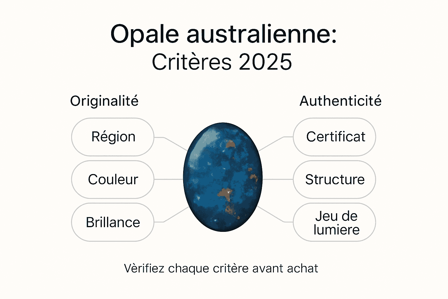 Infographie : comment évaluer la rareté des opales d’Australie