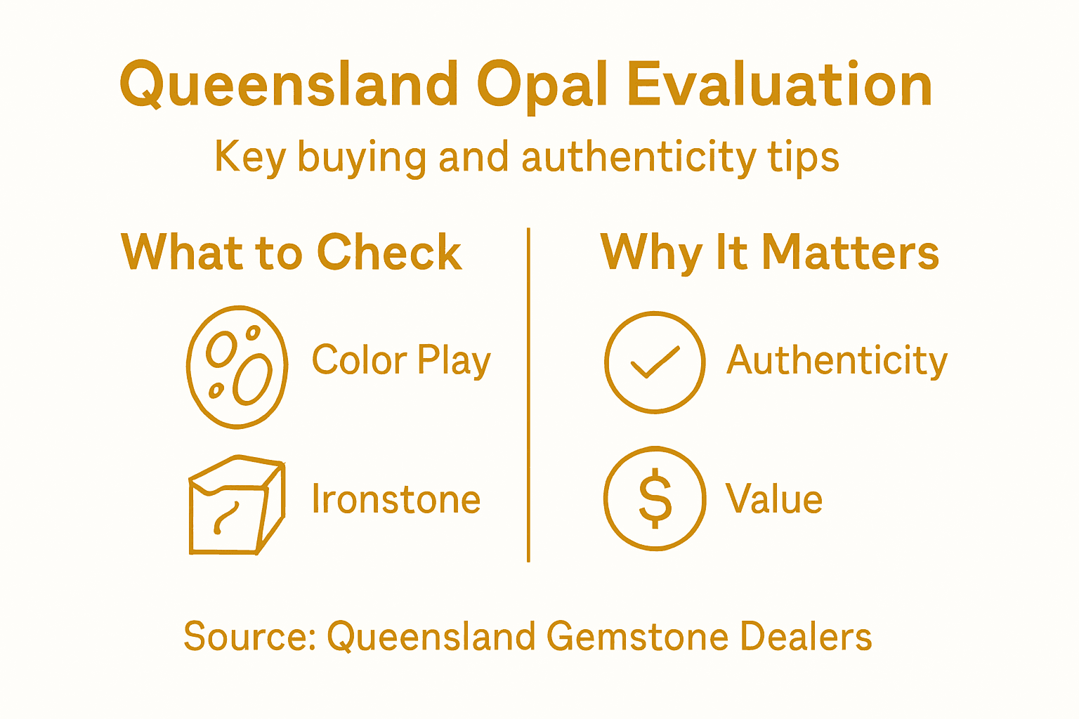Infographic shows opal buying tips