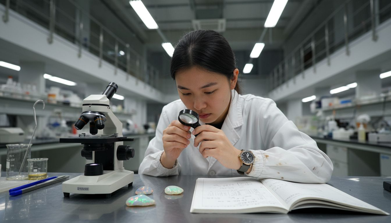 澳宝样品的实验室检测详情解析