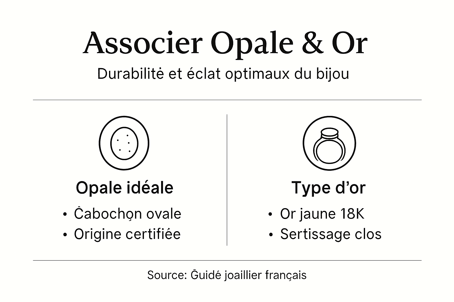 Découvrez notre infographie dédiée à l’association Opale Or et à ses conseils pour faire les meilleurs choix.