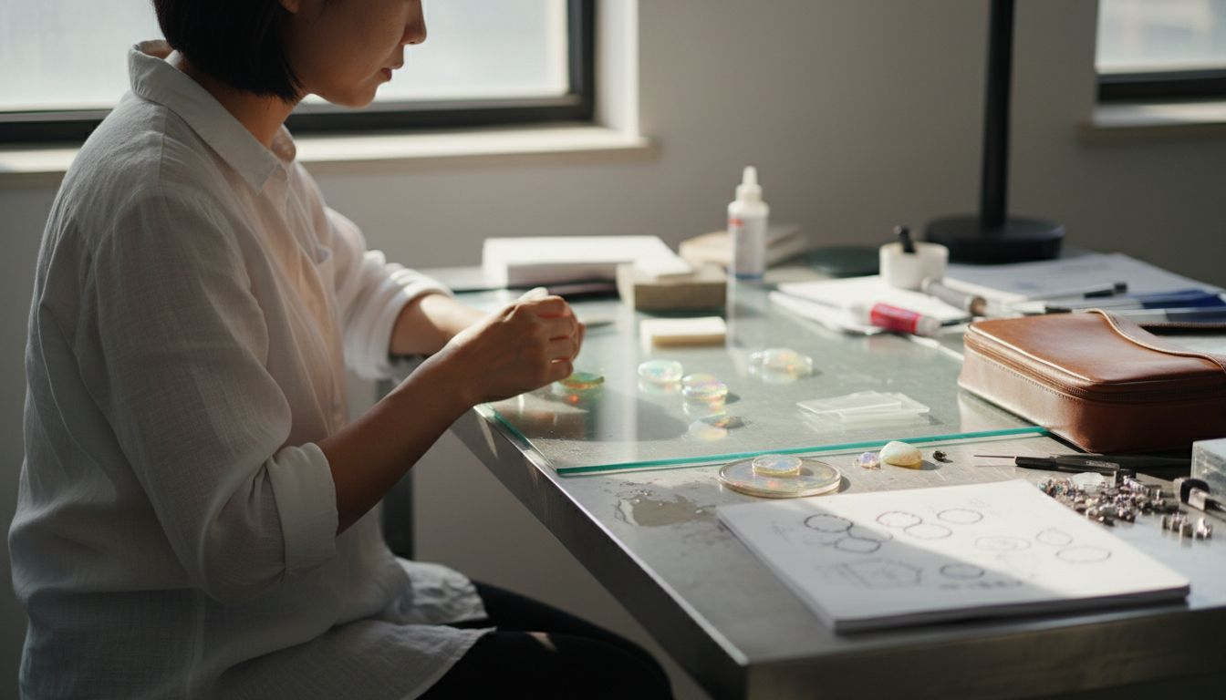 作为珠宝设计师，我深入探讨了三层蛋白石的制作工艺。这种工艺不仅能提升蛋白石的视觉效果，还能增强其耐用性和美观度。通过对材料的巧妙组合与精细打磨，三层蛋白石在珠宝设计中展现出独特的魅力。