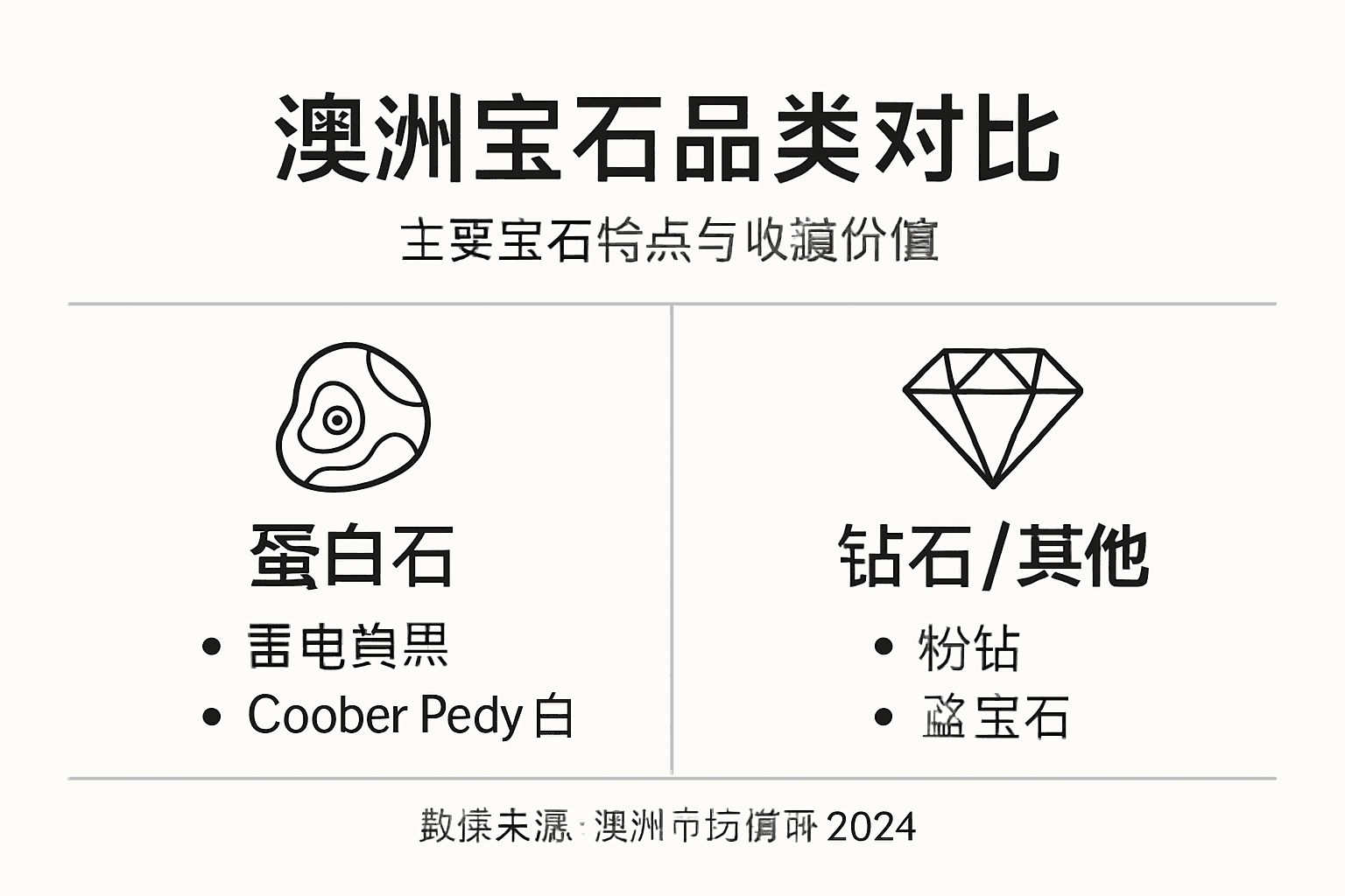 澳大利亚热门宝石类型一览图