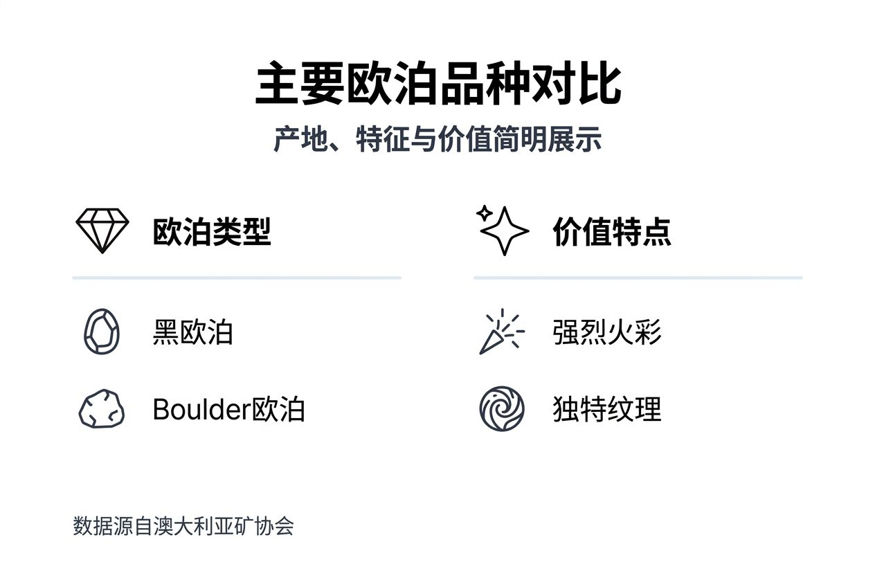 澳大利亚各类欧泊对比图解