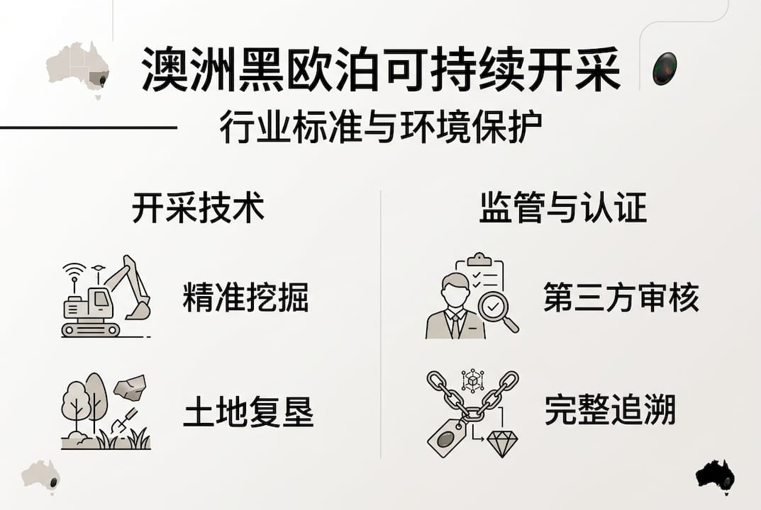 可持续开采黑欧泊的关键要点一图看懂