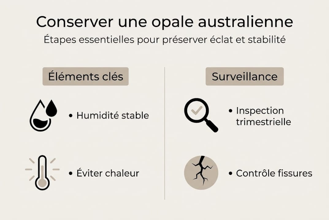 Tout ce qu’il faut savoir pour bien conserver vos opales australiennes – guide visuel
