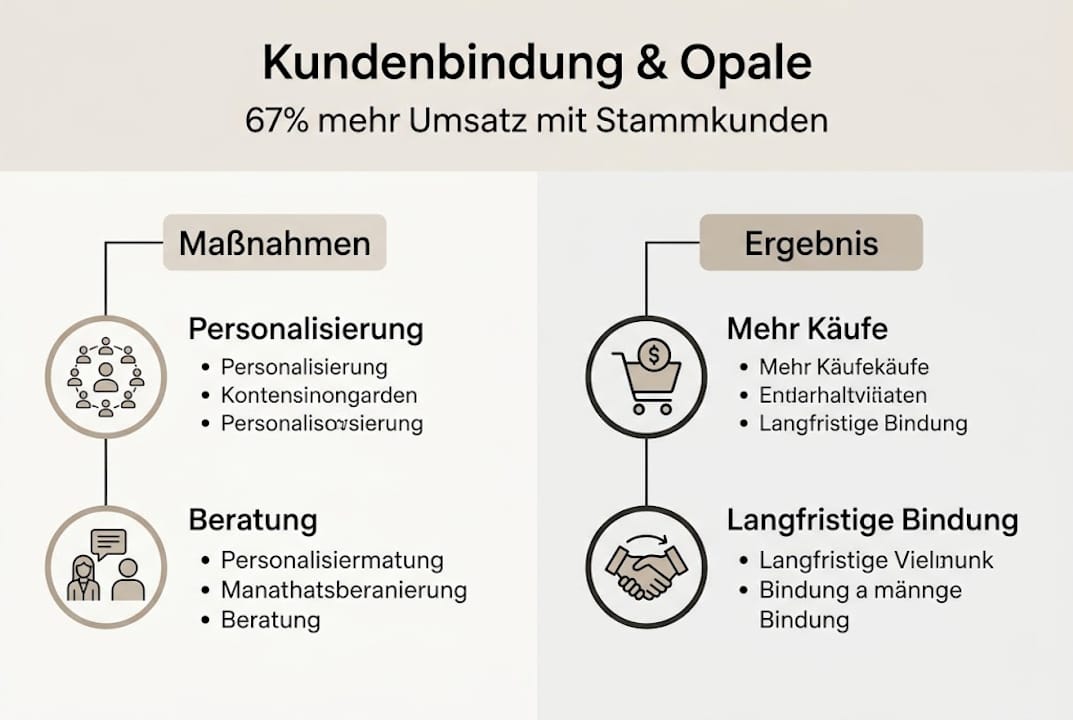 Infografik: So steigern Sie Ihren Umsatz mit Opal und binden Kunden langfristig