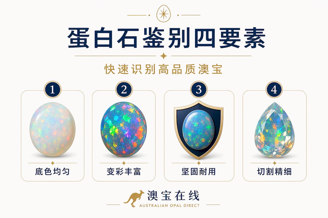 澳洲优质蛋白石鉴别全流程一览图