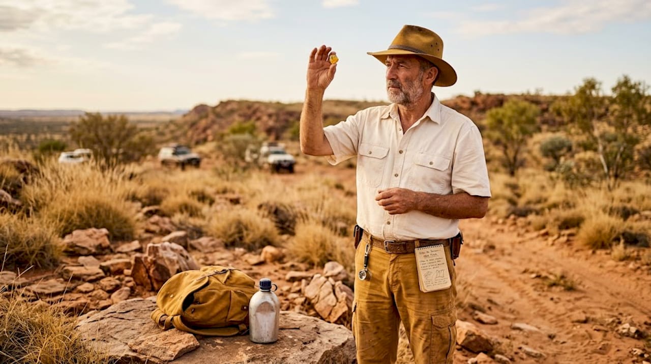 Passionné par la géologie, je parcours l’Australie à la recherche d’opales jaunes, ces pierres rares et fascinantes qui font rêver les collectionneurs.