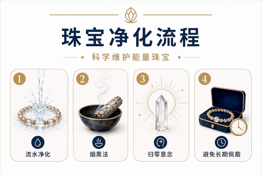 珠宝清洁与保养全流程一览图