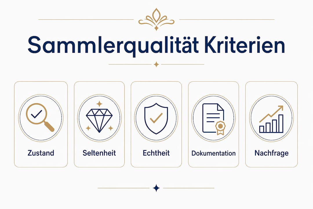 Übersicht: Die entscheidenden Merkmale für Sammlerqualität auf einen Blick