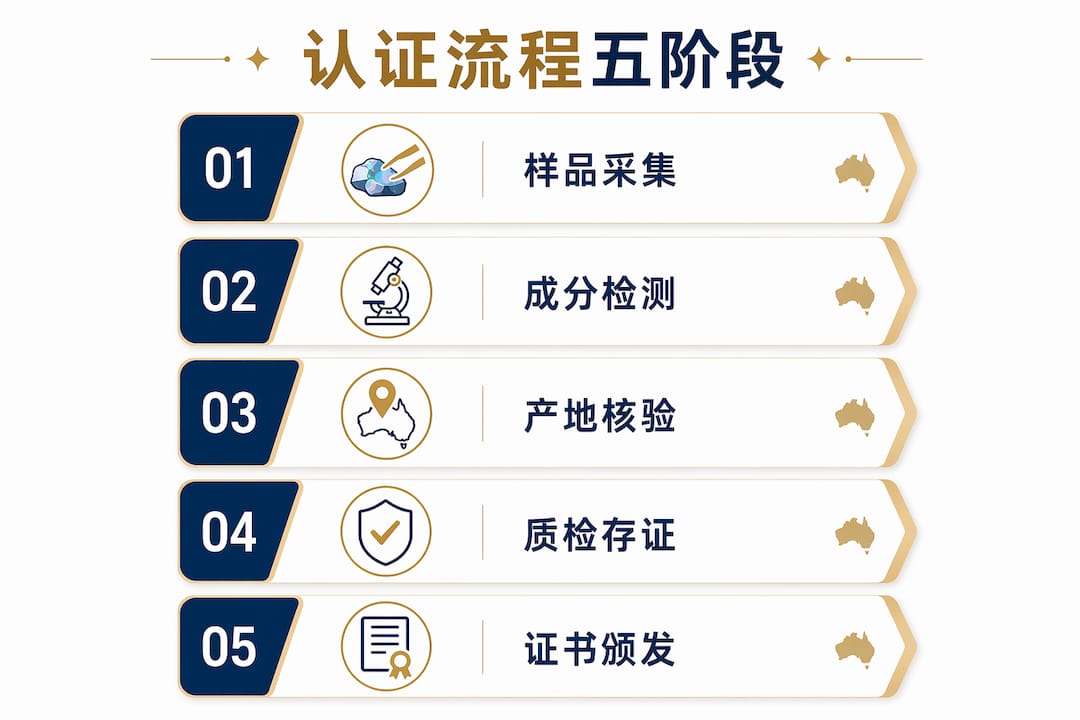 澳宝认证五大流程一览图