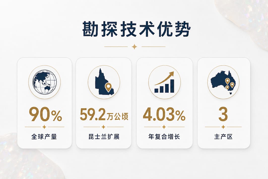 澳大利亚欧泊矿产勘探核心数据一览图