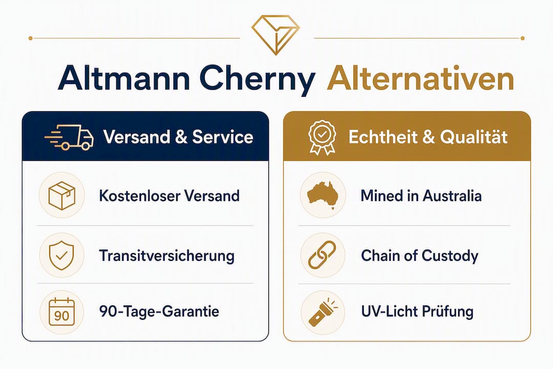 Grafischer Vergleich: Alternativen zu Altmann und Cherny im Überblick