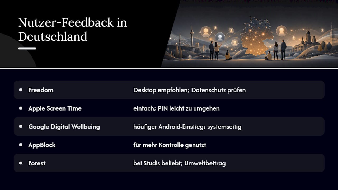 Was sagen Nutzer in Deutschland über diese Apps? — overview diagram