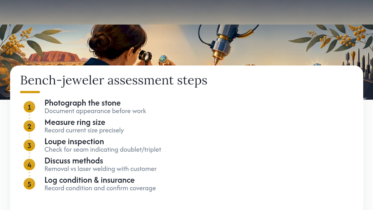 Opal ring resizing assessment workflow