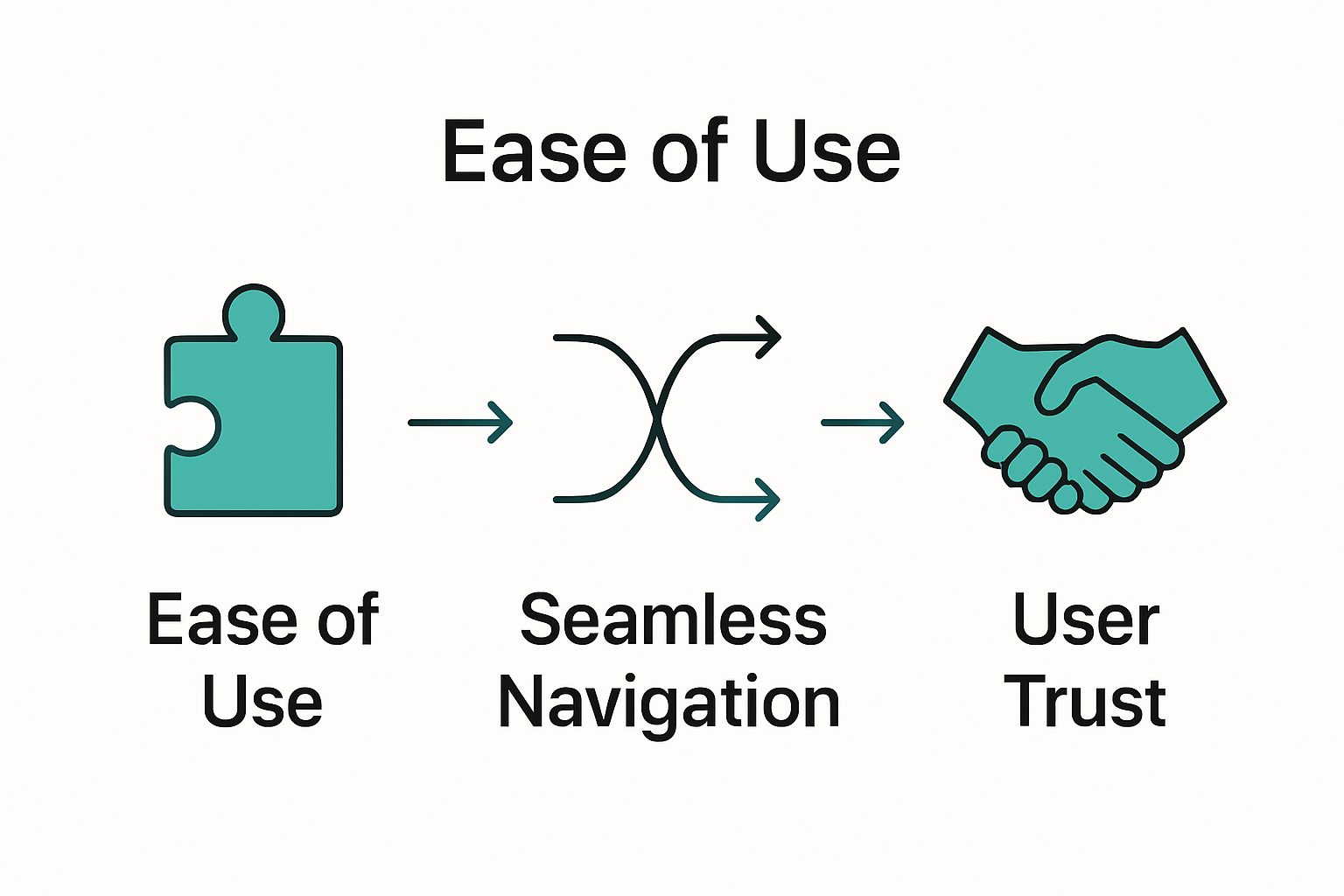 Infographic shows key principles of intuitive SaaS