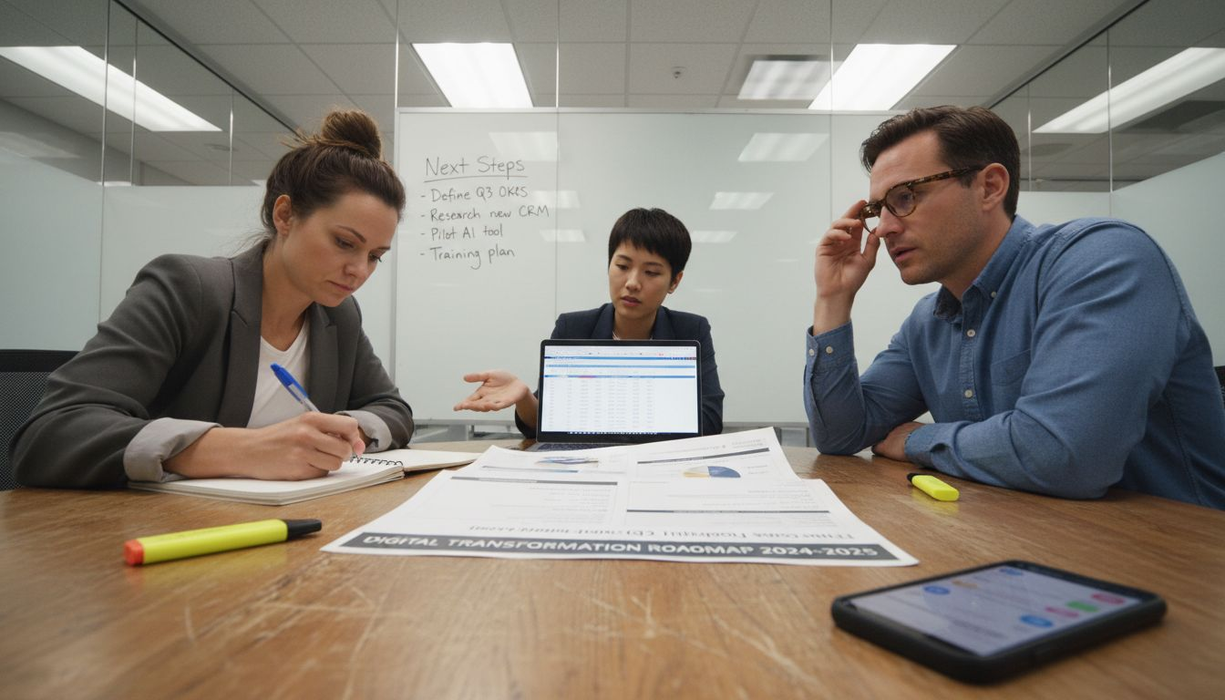 Team collaborates on digital roadmap