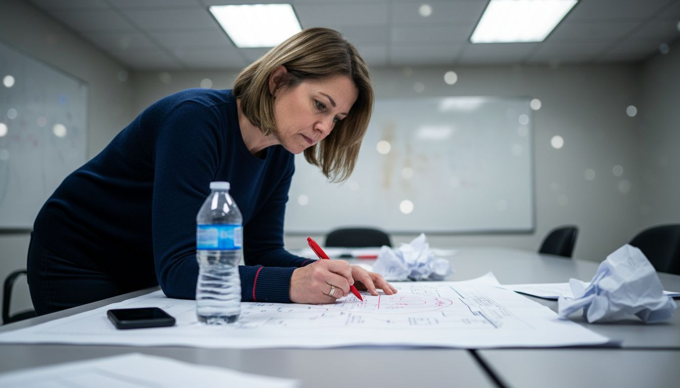 Manager documenting content governance flow