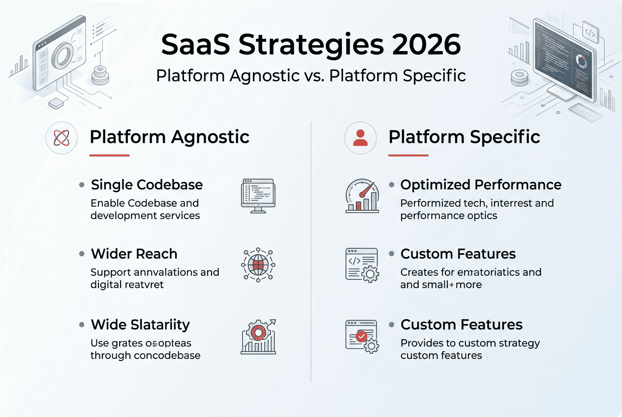 Infographic: SaaS platform agnostic vs specific strategies