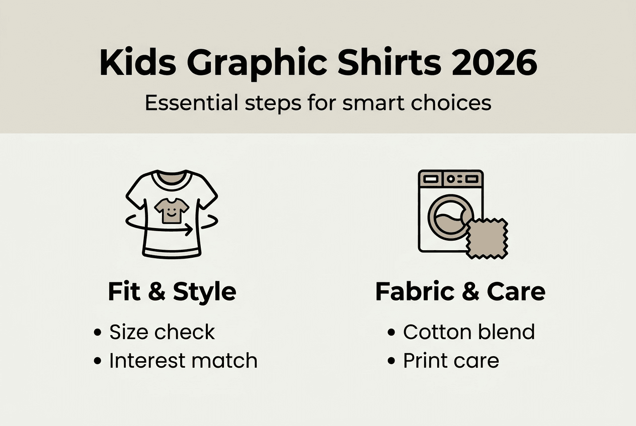 Infographic smart kids shirt buying tips