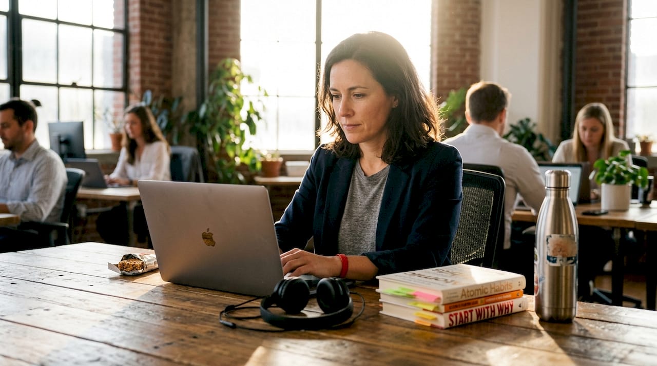 Professional reviewing LinkedIn for B2B marketing