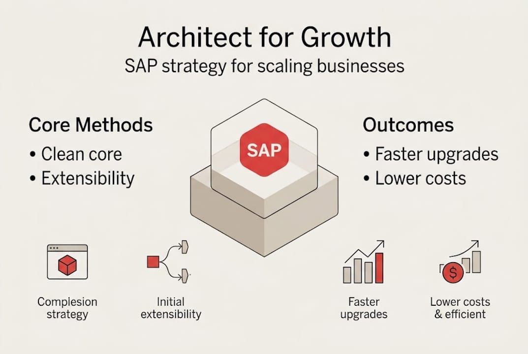 Infographic SAP architect growth process summary