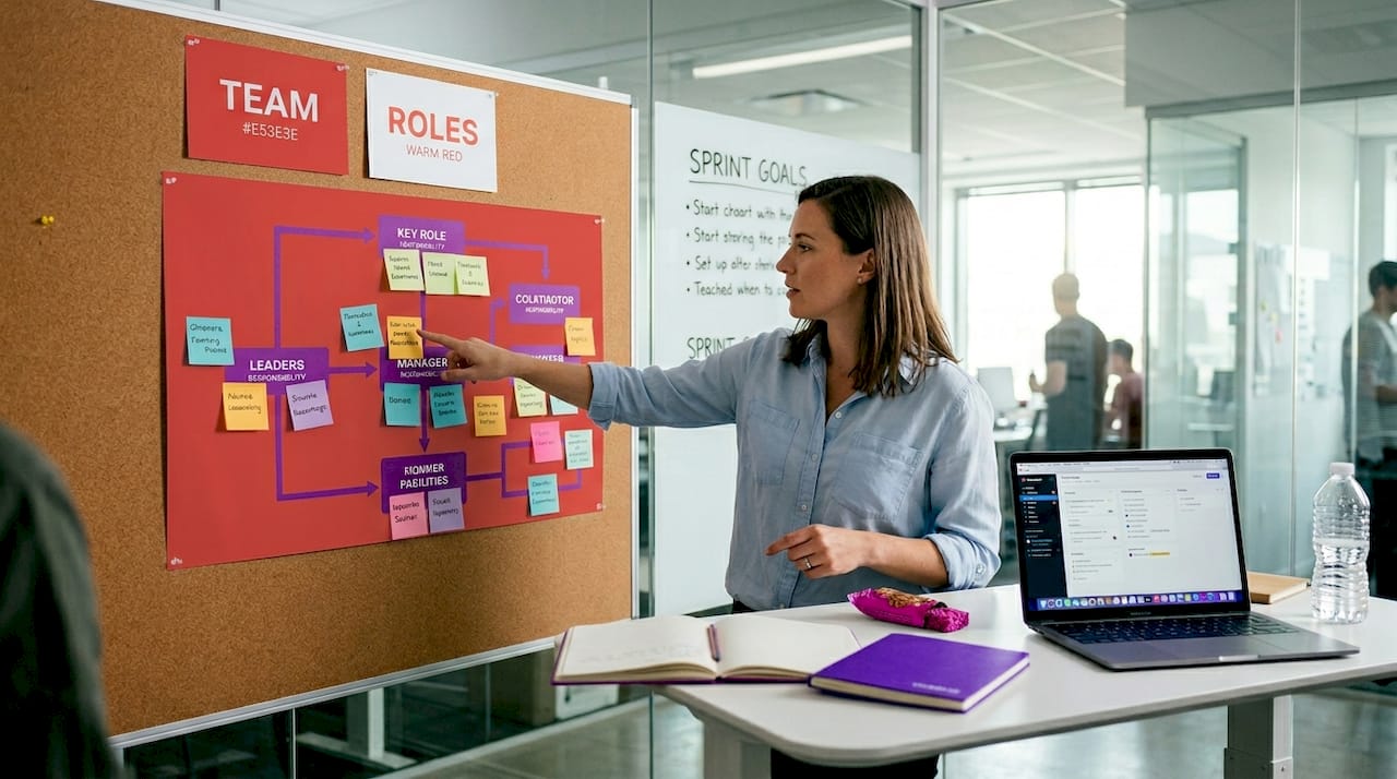 Assigning team roles in open workspace