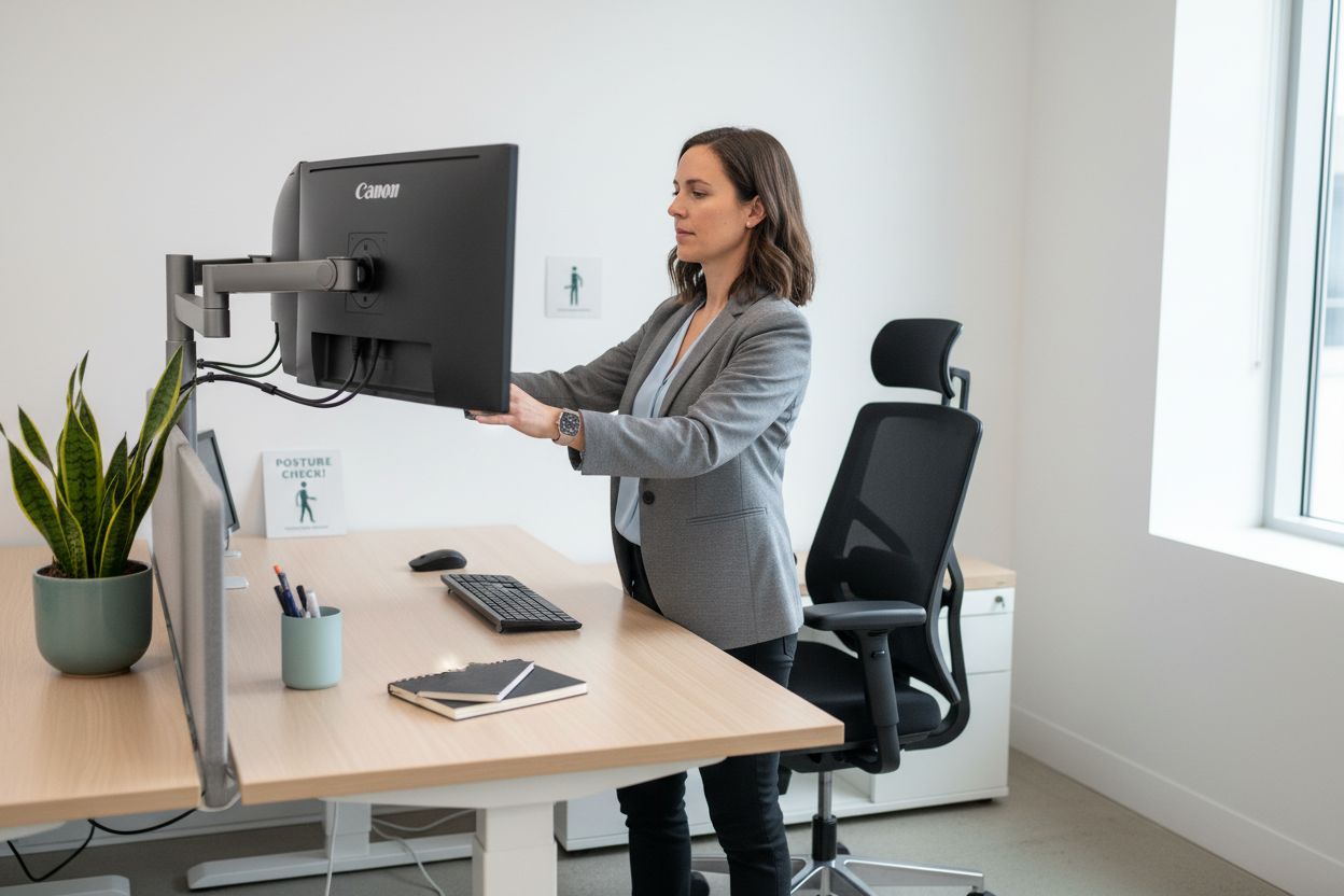 ergonomic office posture