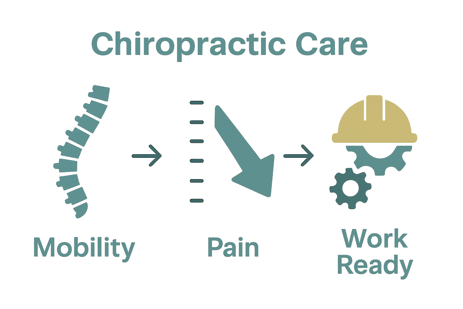 Infographic on chiropractic benefits for FIFO workers