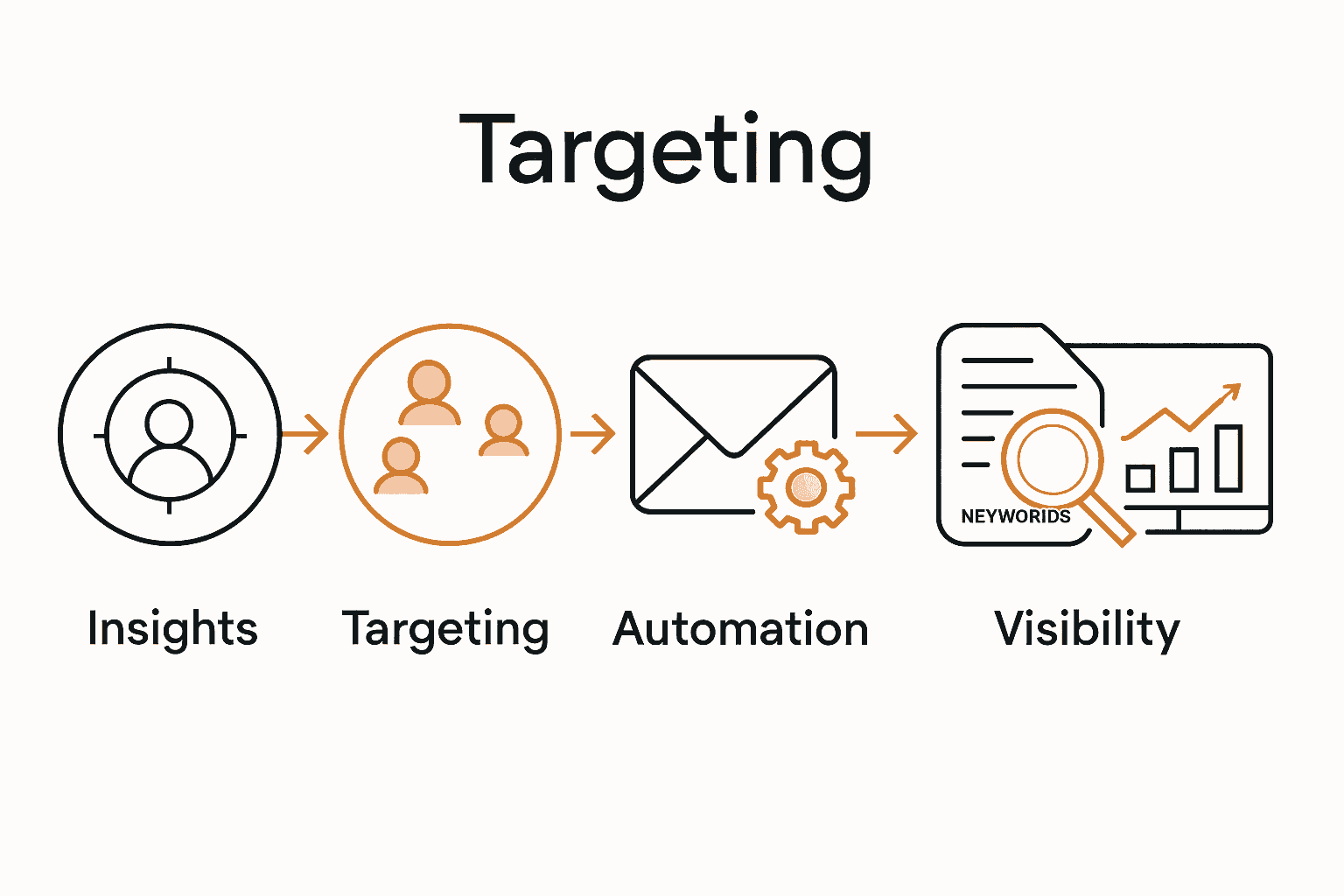 Infographic showing 5 key AI strategies for book marketing