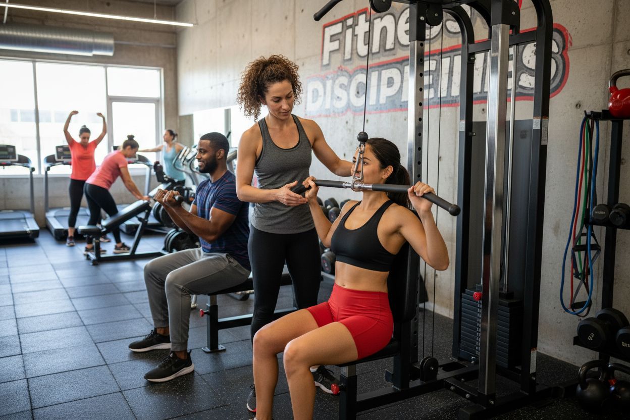 multi gym fitness environment
