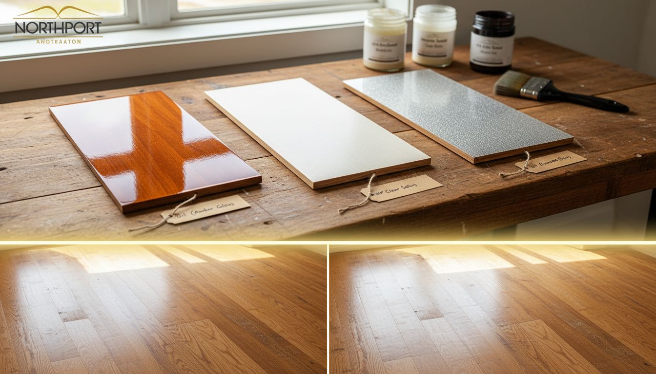 wood finish samples