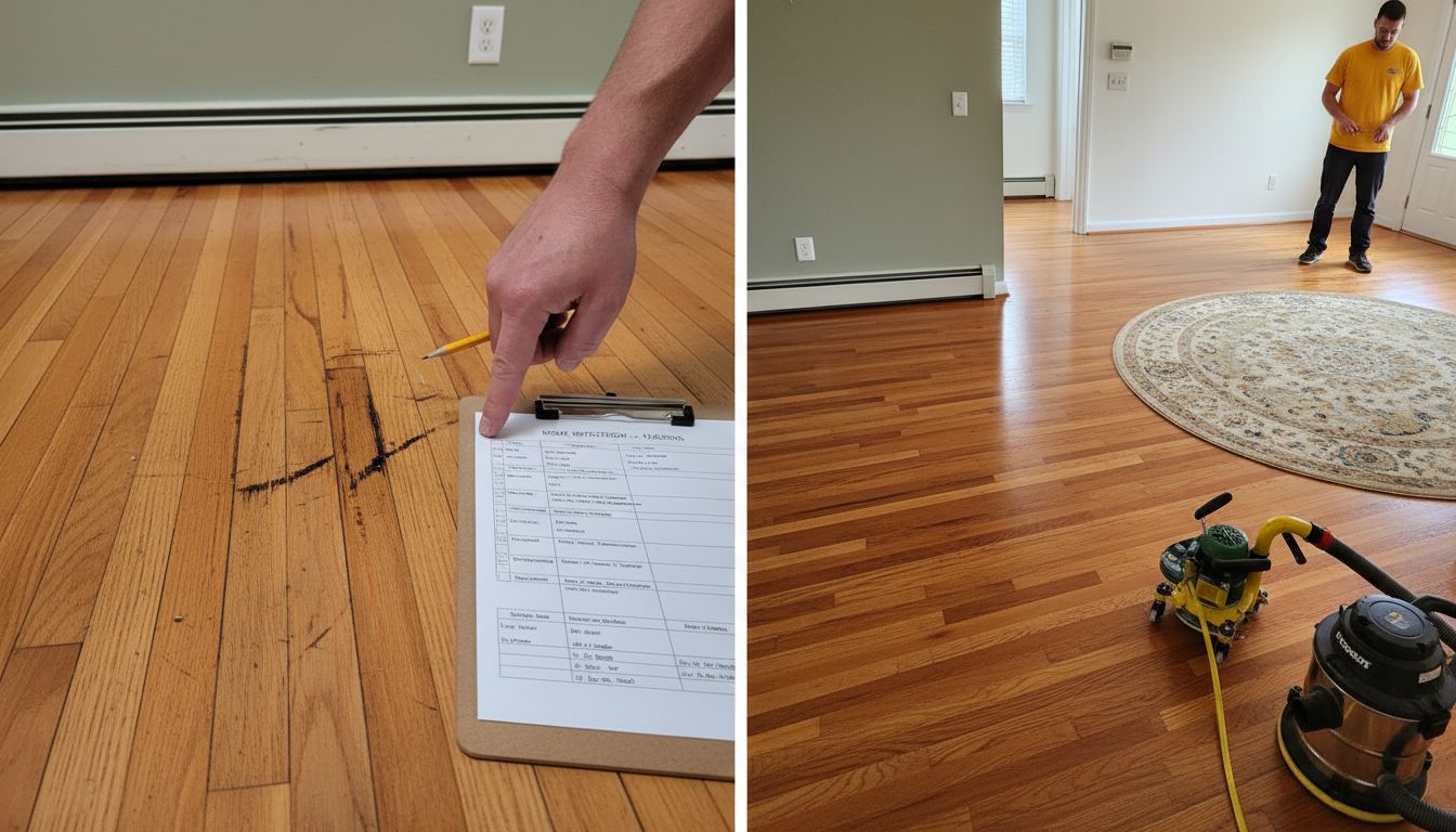 hardwood floor damage