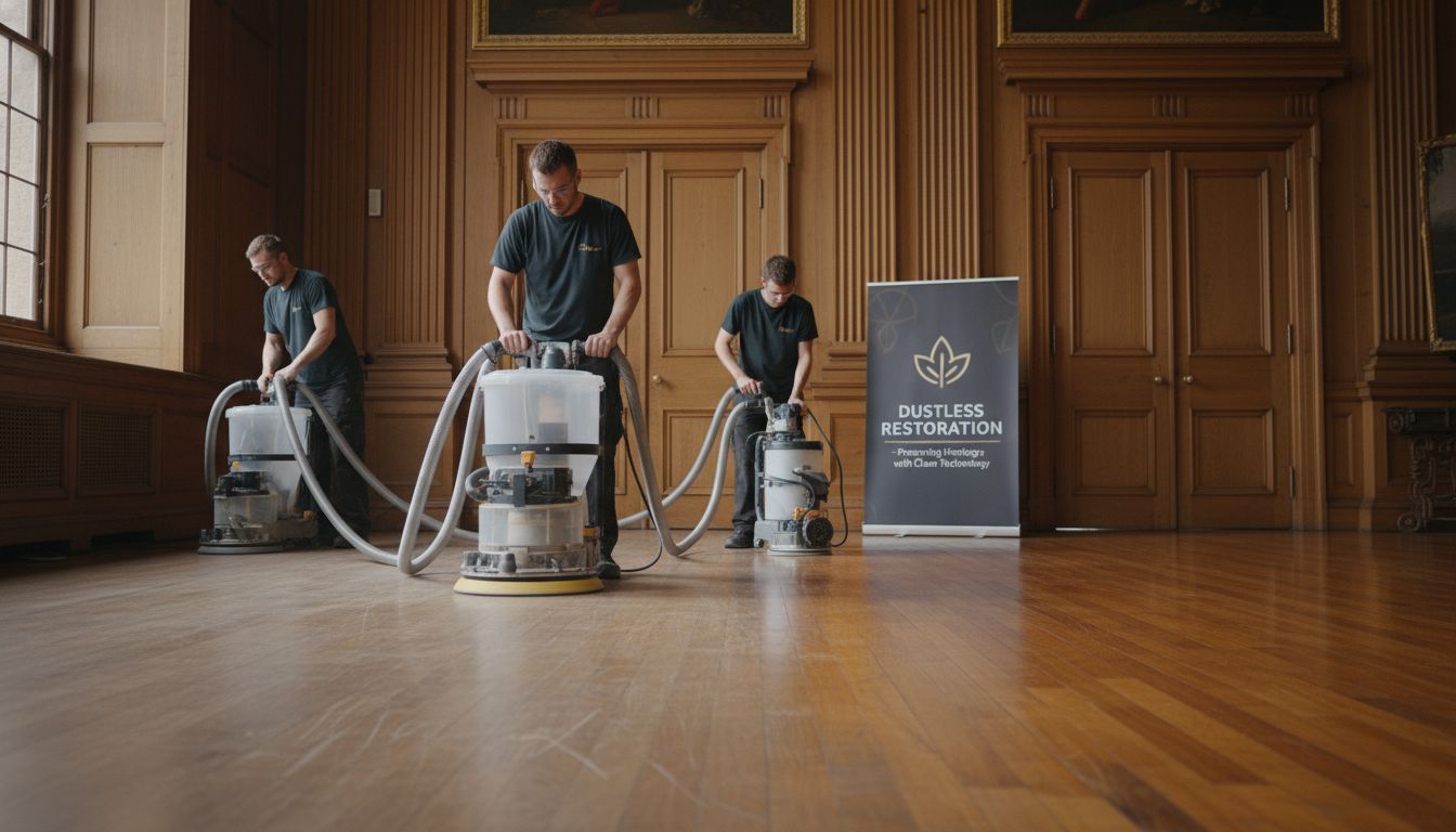 dustless wood floor restoration