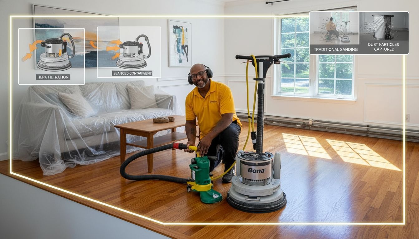 hepa floor sanding system