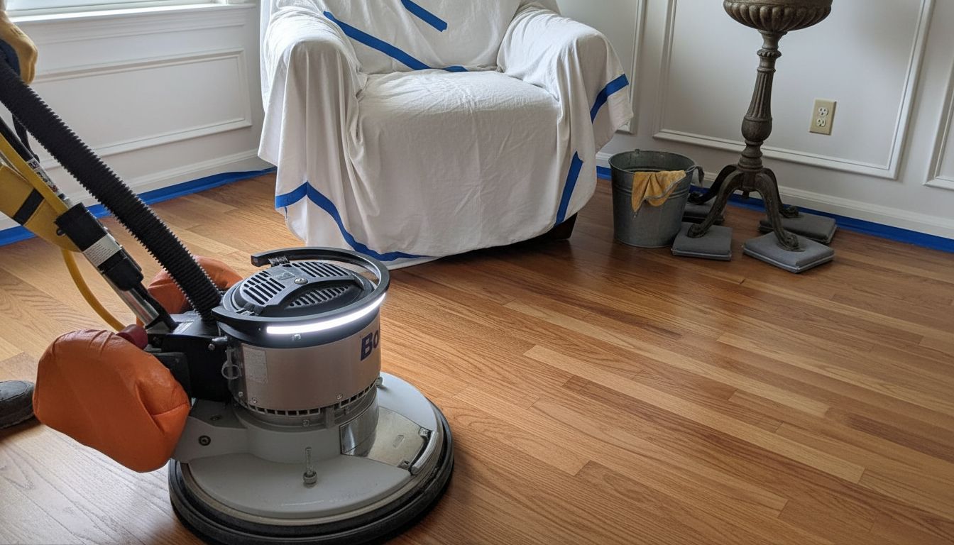 hardwood floor buffer
