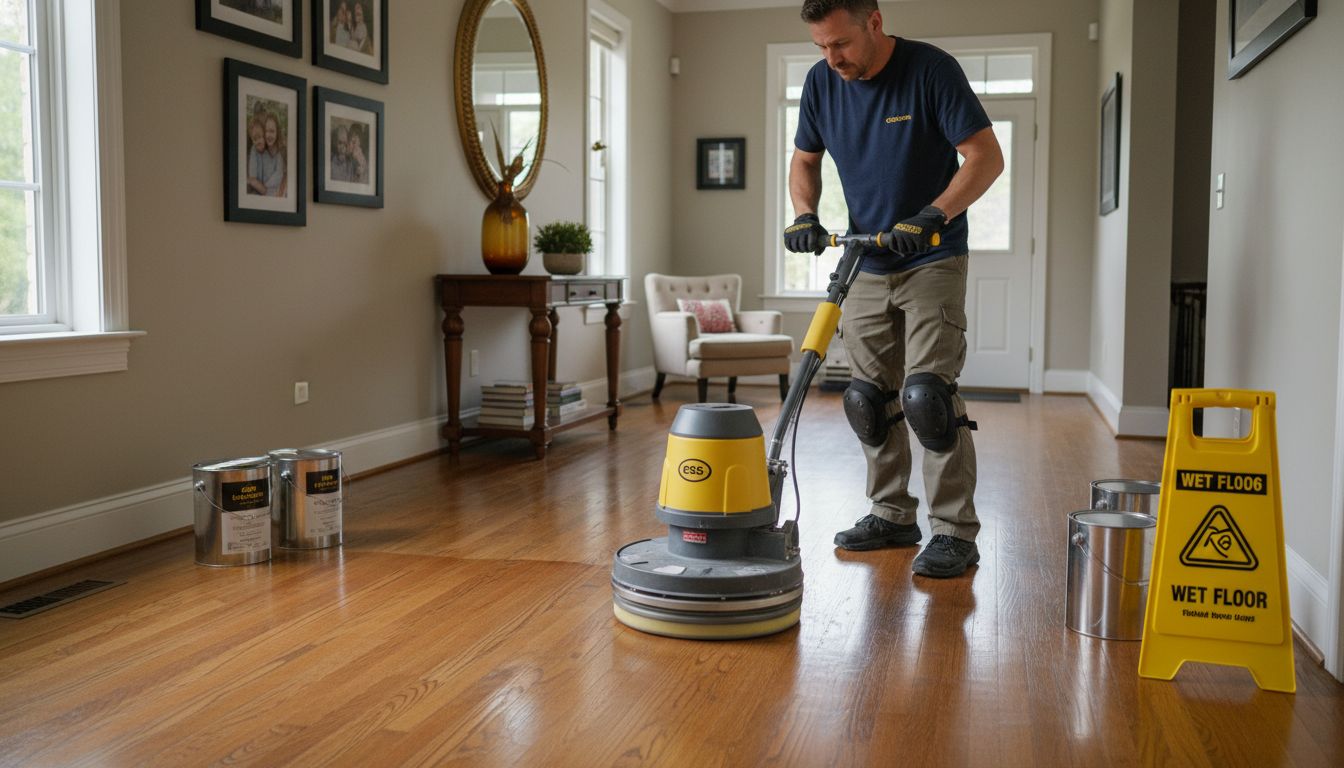 floor recoating process