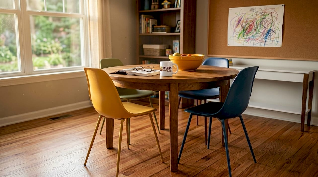 Matte satin hardwood floor with visible grain