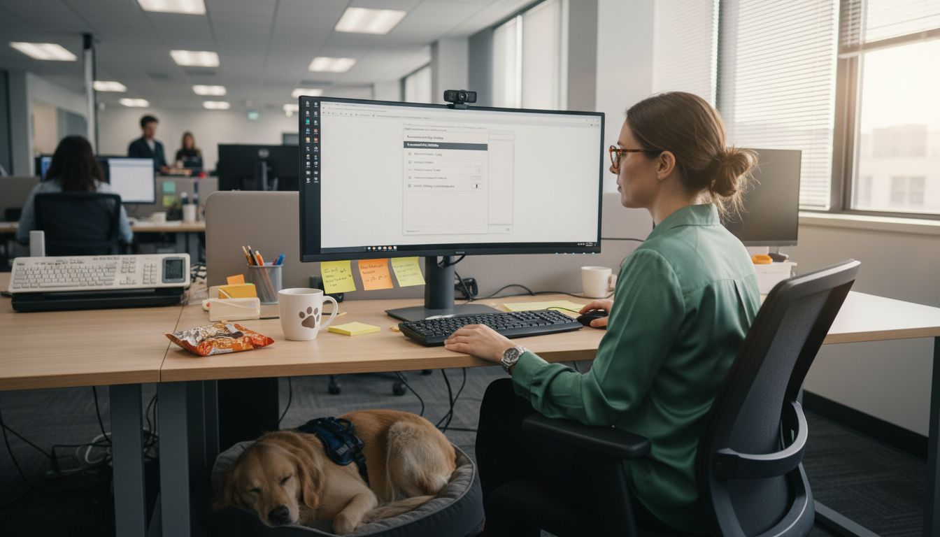 HR manager updates accessible recruitment software
