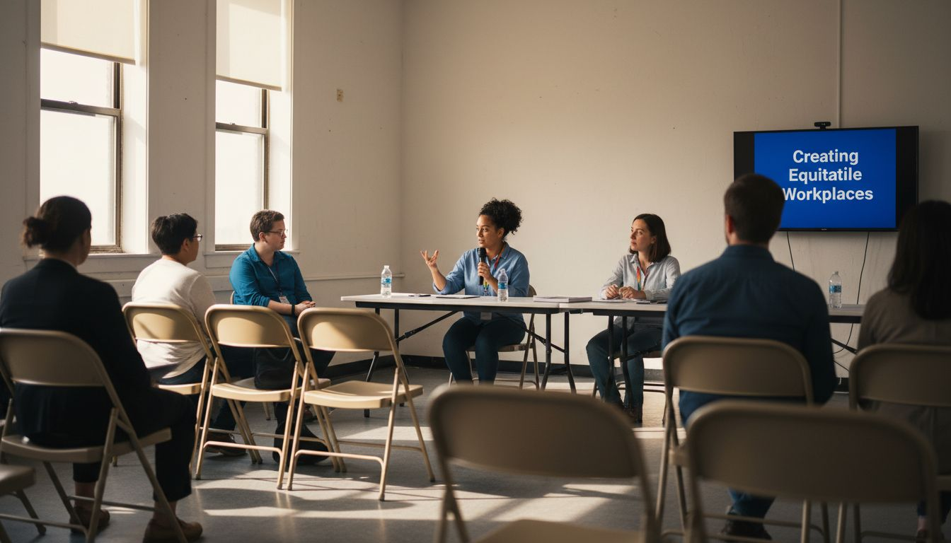 DEI workshop panel speaks to audience