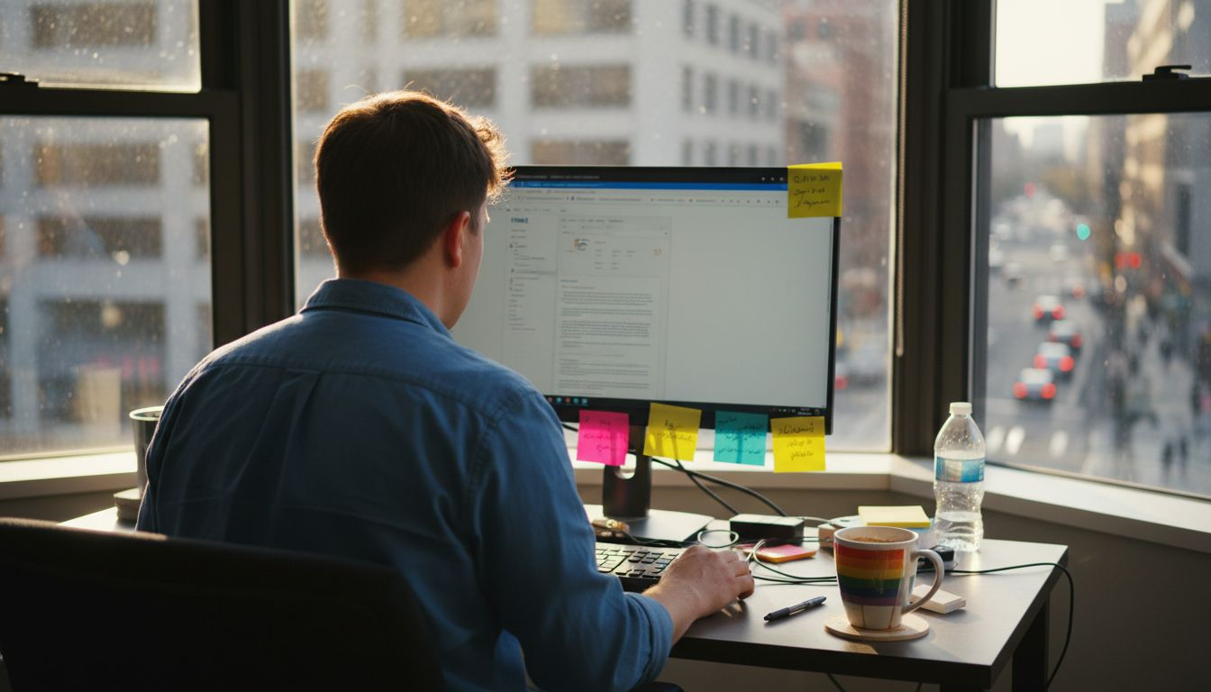 Nonbinary professional facing workplace challenges