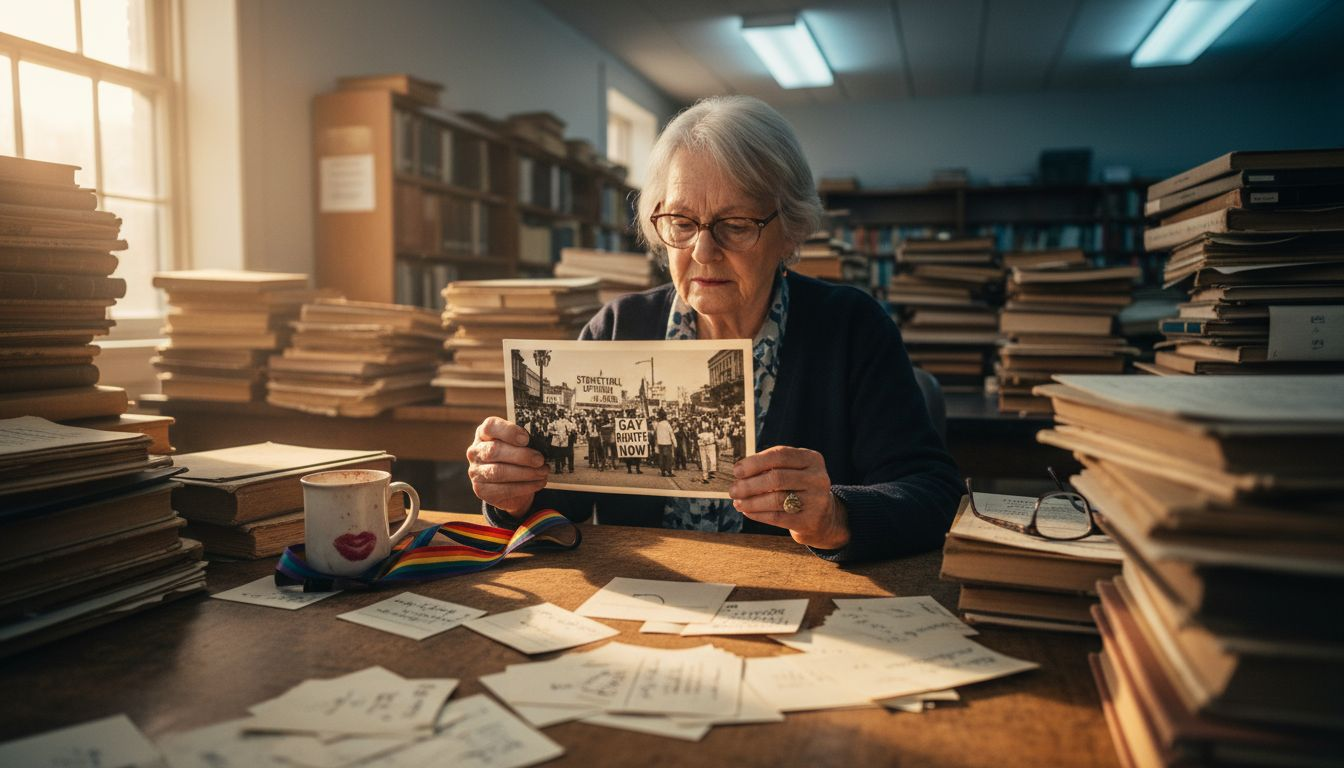 Archivist reviews historic LGBTQ pride photos