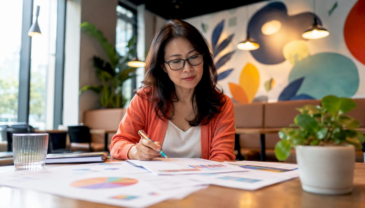 Recruiter reviewing AI bias audit reports