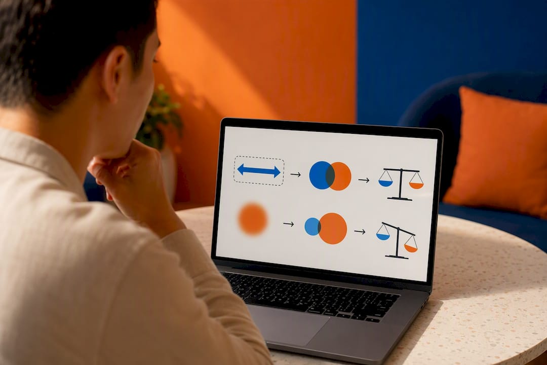 Illustration comparing transparent and vague pay paths