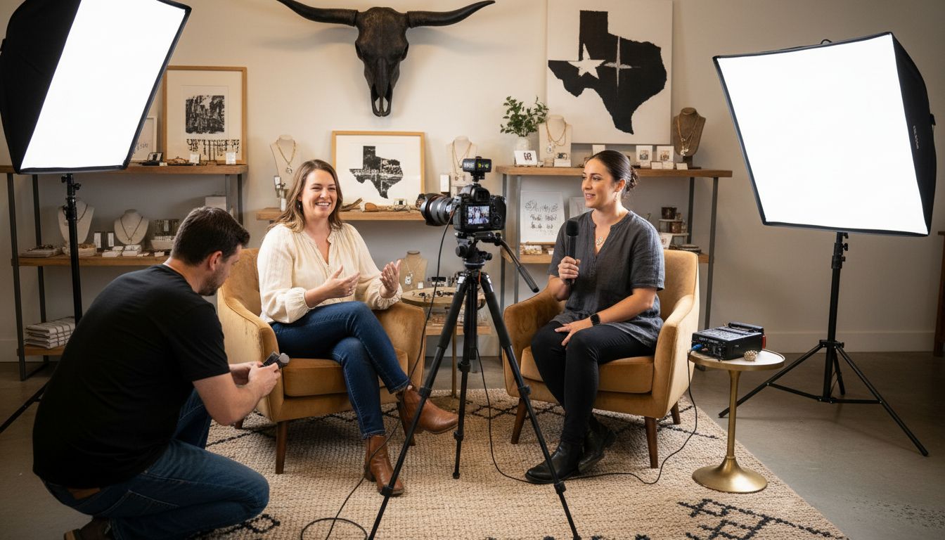 customer testimonial recording