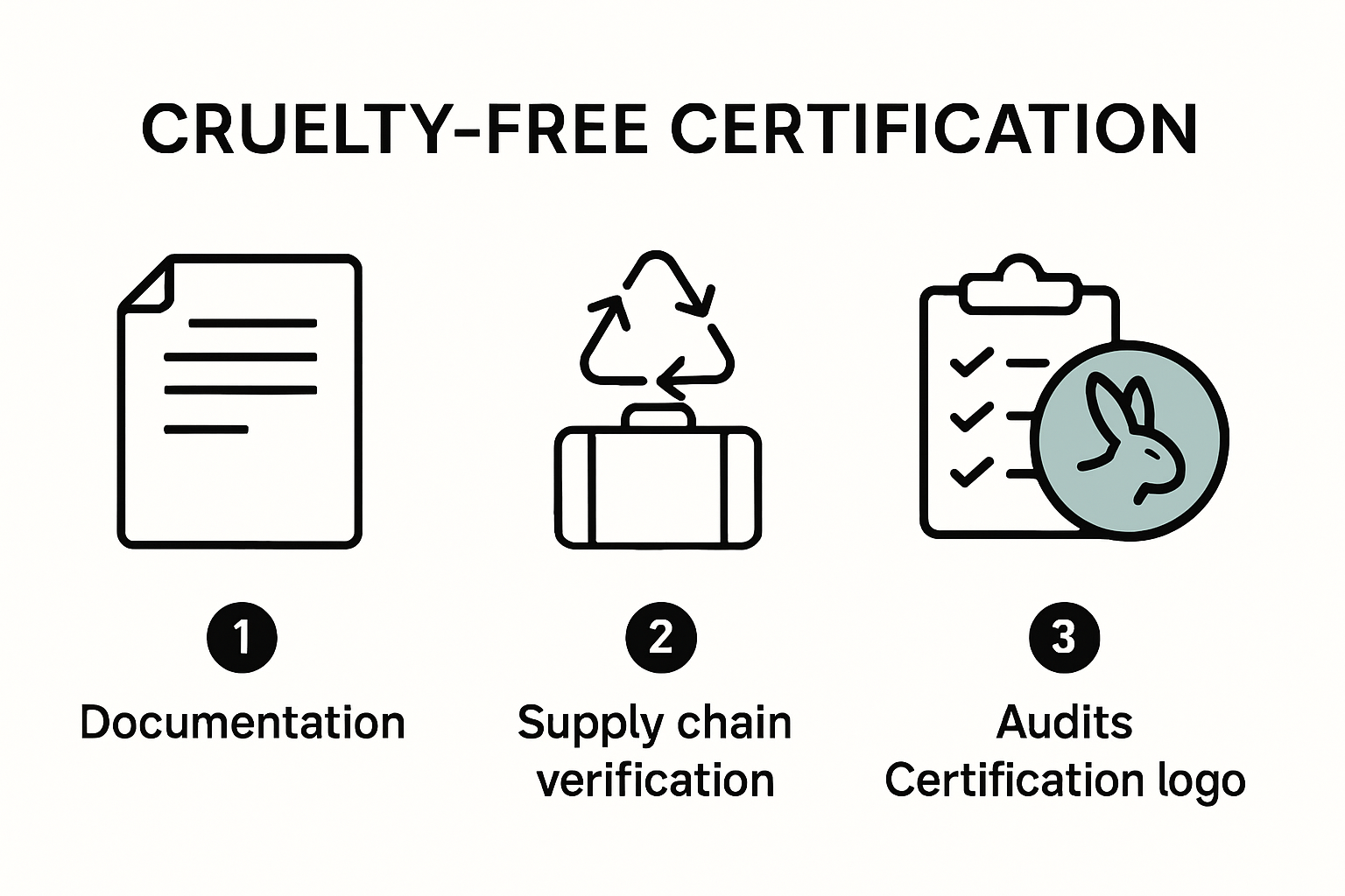 Timeline and steps of cruelty-free certification process