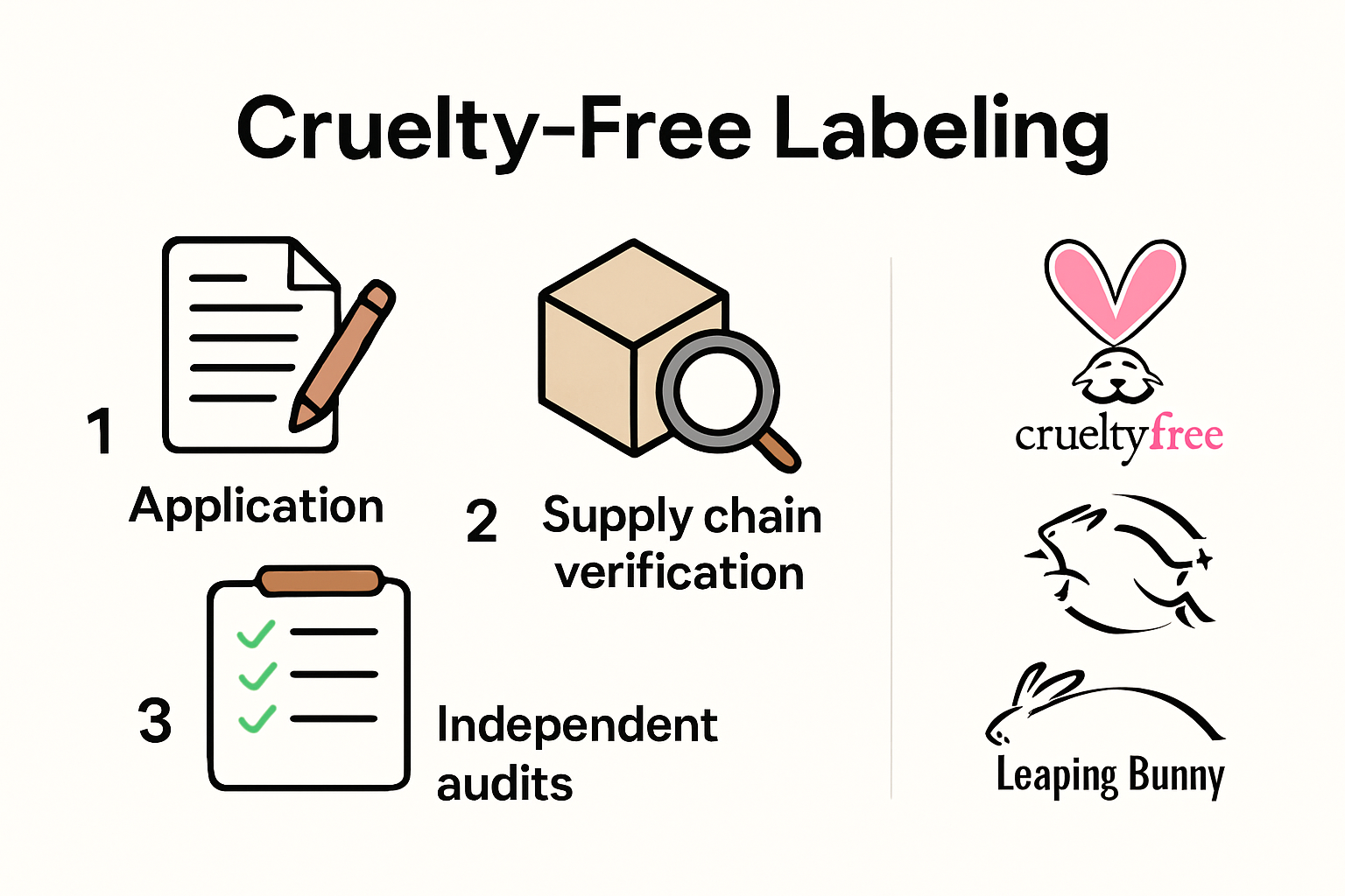 Les différentes étapes et délais pour obtenir la certification cruelty-free